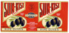Sun-Kist Brand Vintage Olive Can Label
