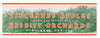 Vincennes Peaches Brand Vintage Indiana Apple Crate Label
