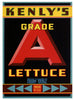 Kenly's A Brand Vintage Phoenix Arizona Vegetable Crate Label