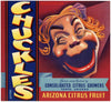 Chuckles Brand Vintage Tempe Arizona Orange Crate Label