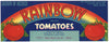 Rainbow Brand Vintage Nogales Arizona Tomato Crate Label