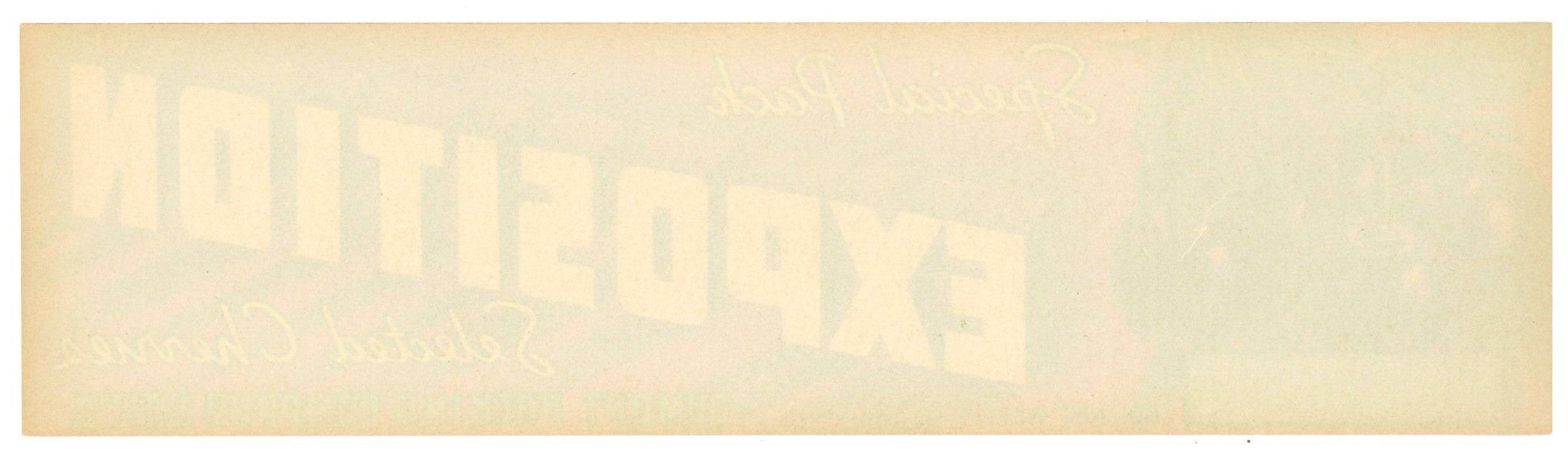 Exposition Brand Vintage Stockton California Cherry Crate Label ...