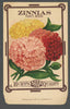 Zinnias Antique Burt's Seed Packet