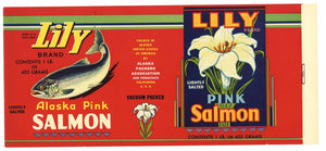 Lily Brand Vintage Alaska Packers Salmon Can Label