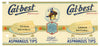 Cal-Best brand Asparagus Tips Can Label