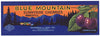 Blue Mountain Brand Vintage Walla Walla Washington Cherry Crate Label