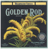 Golden Rod Brand Vintage Rialto California Orange Crate Label, W. Navels, tall