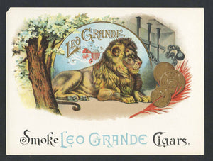 Leo Grande Brand Inner Cigar Label