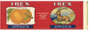 Ibex Brand Vintage Apricot Can Label