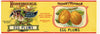 Honeysuckle Brand Vintage Egg Plums Can Label