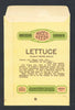 Lettuce Antique Rice's Seed Packet, Early Prize Head