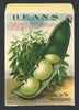 Beans Antique Rice's Seed Packet, Bush Lima, wear