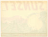 Sunset Brand Vintage Corona Lemon Crate Label