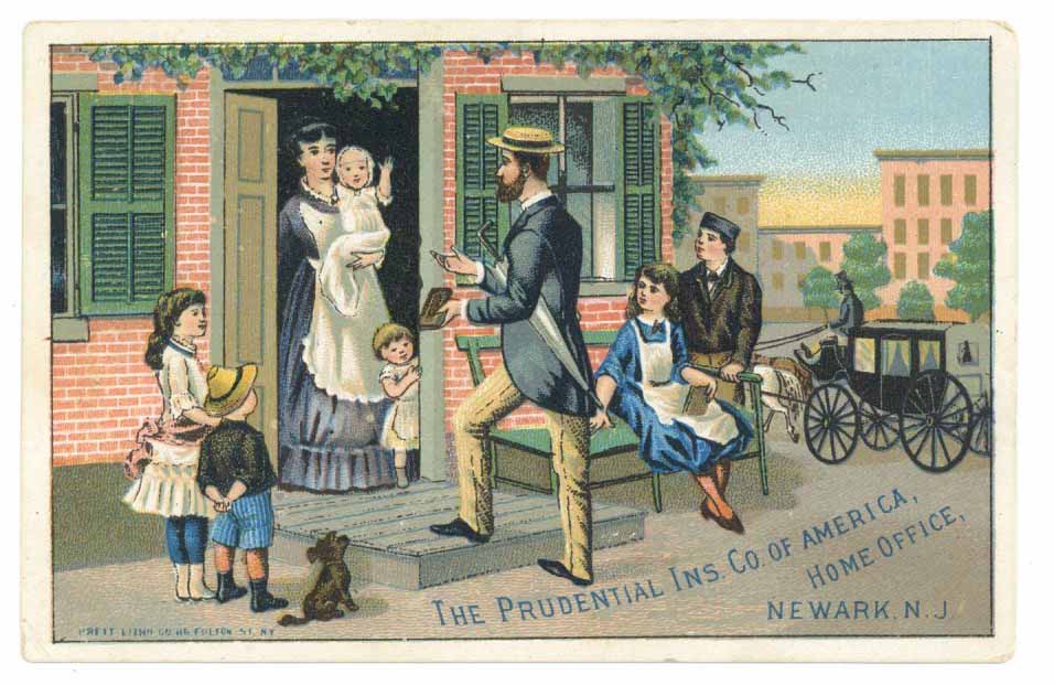 Victorian Trade Card, Prudential Insurance