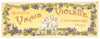 Savon Vraie Violette Brand Vintage Paris France Soap Label