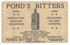 Victorian Trade Card, Pond's Bitters