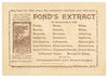 Victorian Trade Card, Pond's Extract, Dog