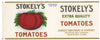 Stokely's Brand Vintage Newport Tennessee Tomato Can Label