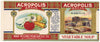 Acropolis Brand Vintage St. Joseph Missouri Vegetable Soup Can Label