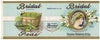 Bridal Brand Vintage Philadelphia Pennsylvania Peas Can Label