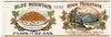 Blue Mountain Brand Vintage Little Rock Arkansas Pork and Beans Can Label