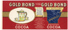 Gold Bond Brand Vintage Arkansas Breakfast Coca Can Label