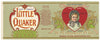 Little Quaker Brand Vintage Grand Rapids Michigan Green Refugee Beans Can Label