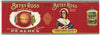 Betsy Ross Brand Vintage Little Rock Arkansas Peach Can Label