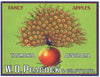 Peacock Brand Vintage Tasmania Australia Apple Crate Label