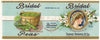 Bridal Brand Vintage Philadelphia Pennsylvania Peas Can Label