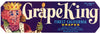 Grape King Brand Vintage Bakersfield Grape Crate Label