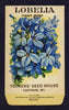 Lobelia Antique Seed Packet Tuckers Seed House