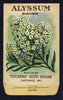 Alyssum Antique Seed Packet Tuckers Seed House