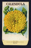 Calendula Antique Stock Seed Packet