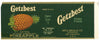 Getzbest Brand Vintage Pineapple Can Label