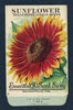 Sunflower Antique Everitt's Seed Packet