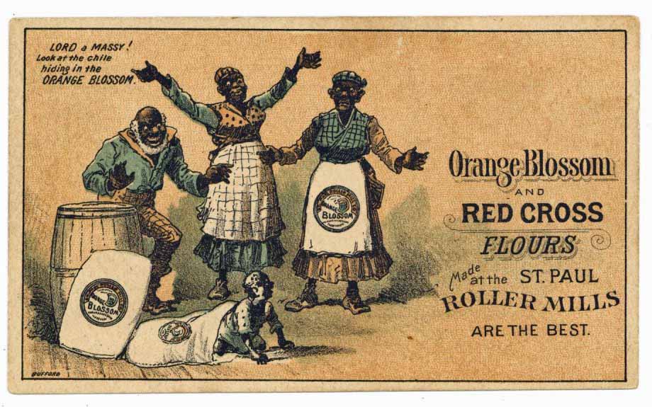 Victorian Trade Card, Red Cross Flours