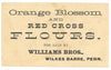 Victorian Trade Card, Red Cross Flours