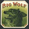 Big Wolf Brand Outer Cigar Label