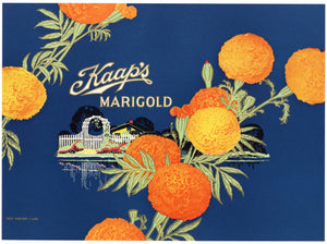 Kapp's Marigold Brand Vintage Candy Box Label