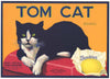 Tom Cat Brand Vintage Lemon Crate Label