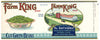 Farm King Brand Vintage Kansas Oklahoma Green Beans Can Label