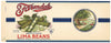 Farmdale Brand Vintage Philadelphia Lima Beans Can Label