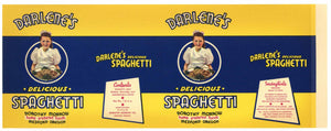 Darlene's Brand Vintage Medford Oregon Spaghetti Can Label