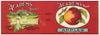 Academy Brand Vintage Apples Can Label