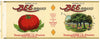 Bee Brand Vintage Chicago Illinois Tomato Can Label