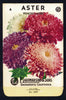 Aster Vintage Lagomarsino Seed Packet, Princess Mixed