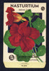 Nasturtium Vintage Lagomarsino Seed Packet, Indian Chief