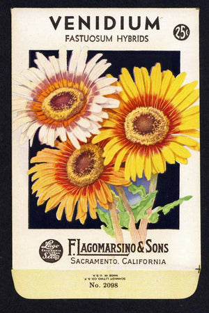 Venidium Vintage Lagomarsino Seed Packet