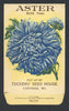 Aster Antique Seed Packet Tuckers Seed House